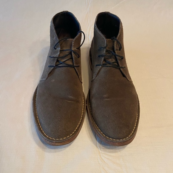 Cole Haan Brown Chukka Boots with Suede Finish - Picture 2 of 7